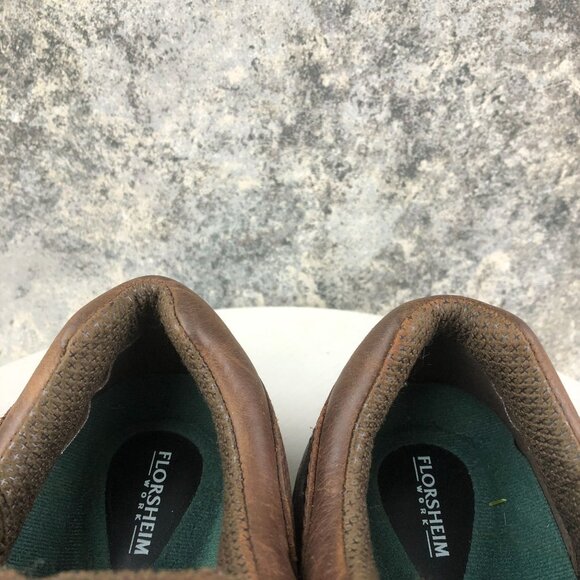 Florsheim Unisex Size 8M 10W Polaris Copper Brown Leather Supreme Canoe Oxfords main image 15